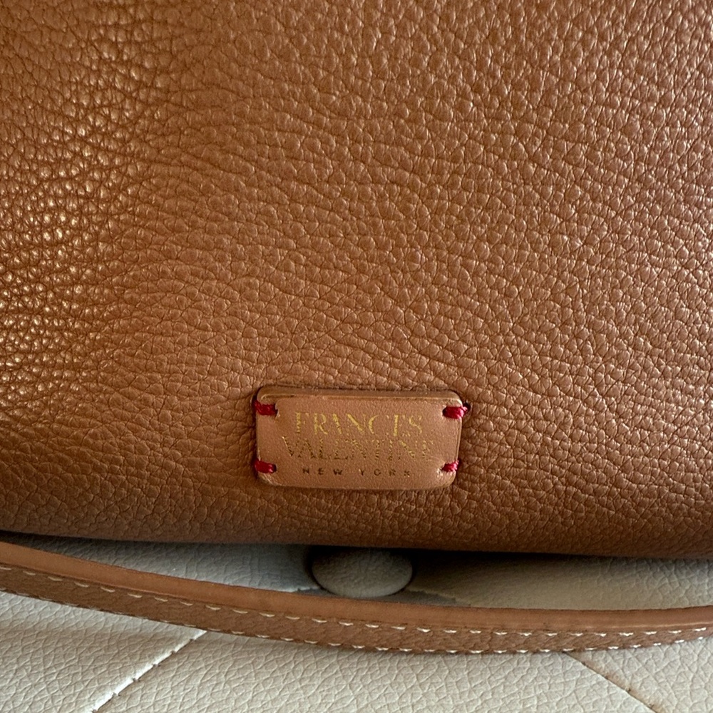 Frances Valentine “June” Tan Leather Hobo Bag - Picture 2 of 13